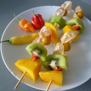 Chilis met fruit